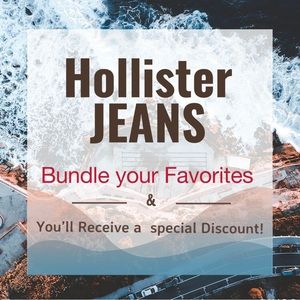 Get your pair of Hollister Jeans, bundle and save with me 🌿